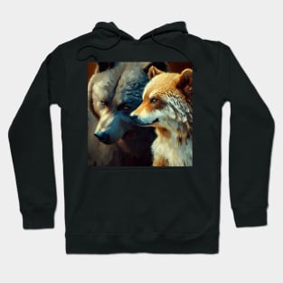 Bear Wolf . Hoodie